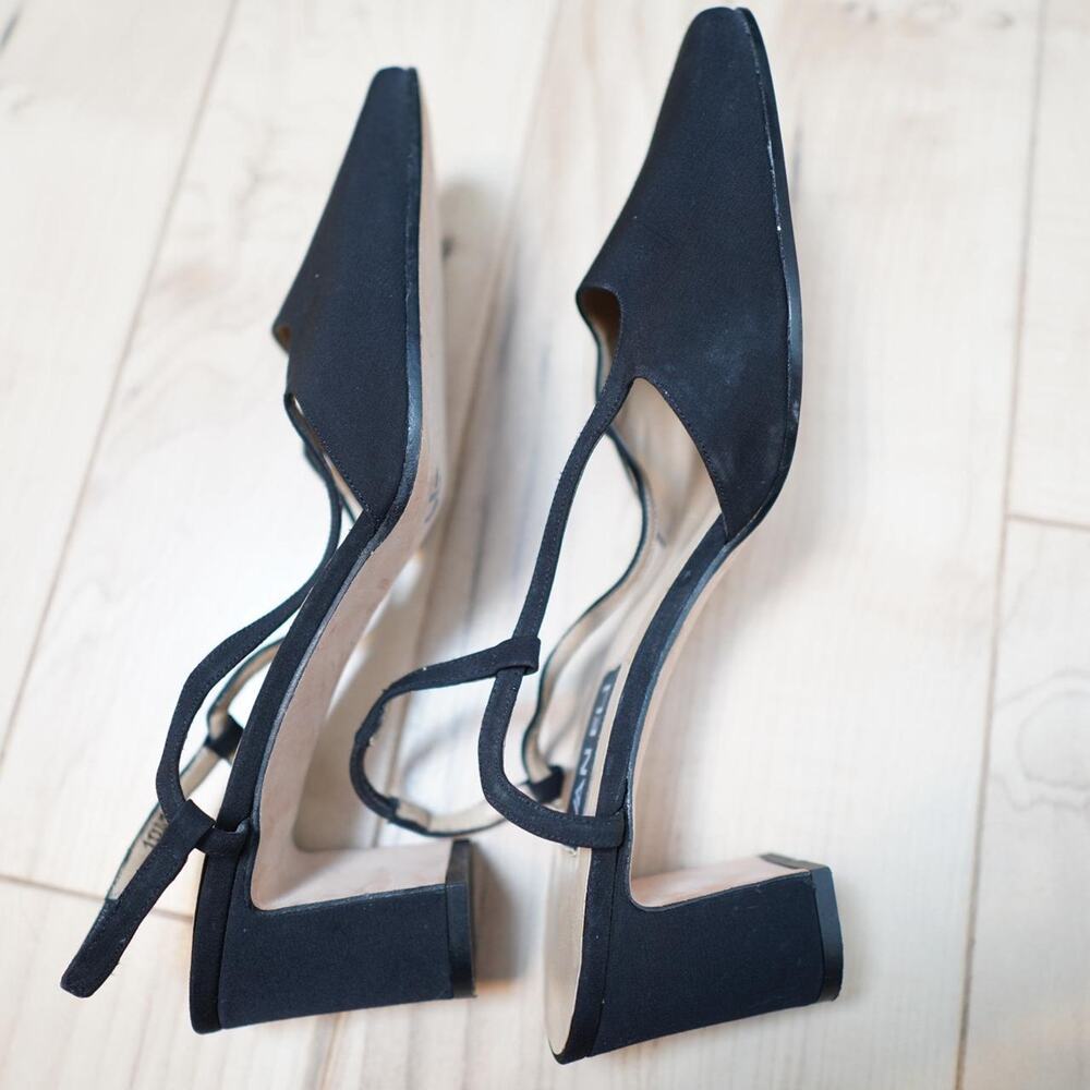 Vaneli Black Slingback D'Orsay Heels Size 10 - Picture 5 of 5